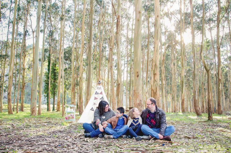 Sesion familiar parque Asturias